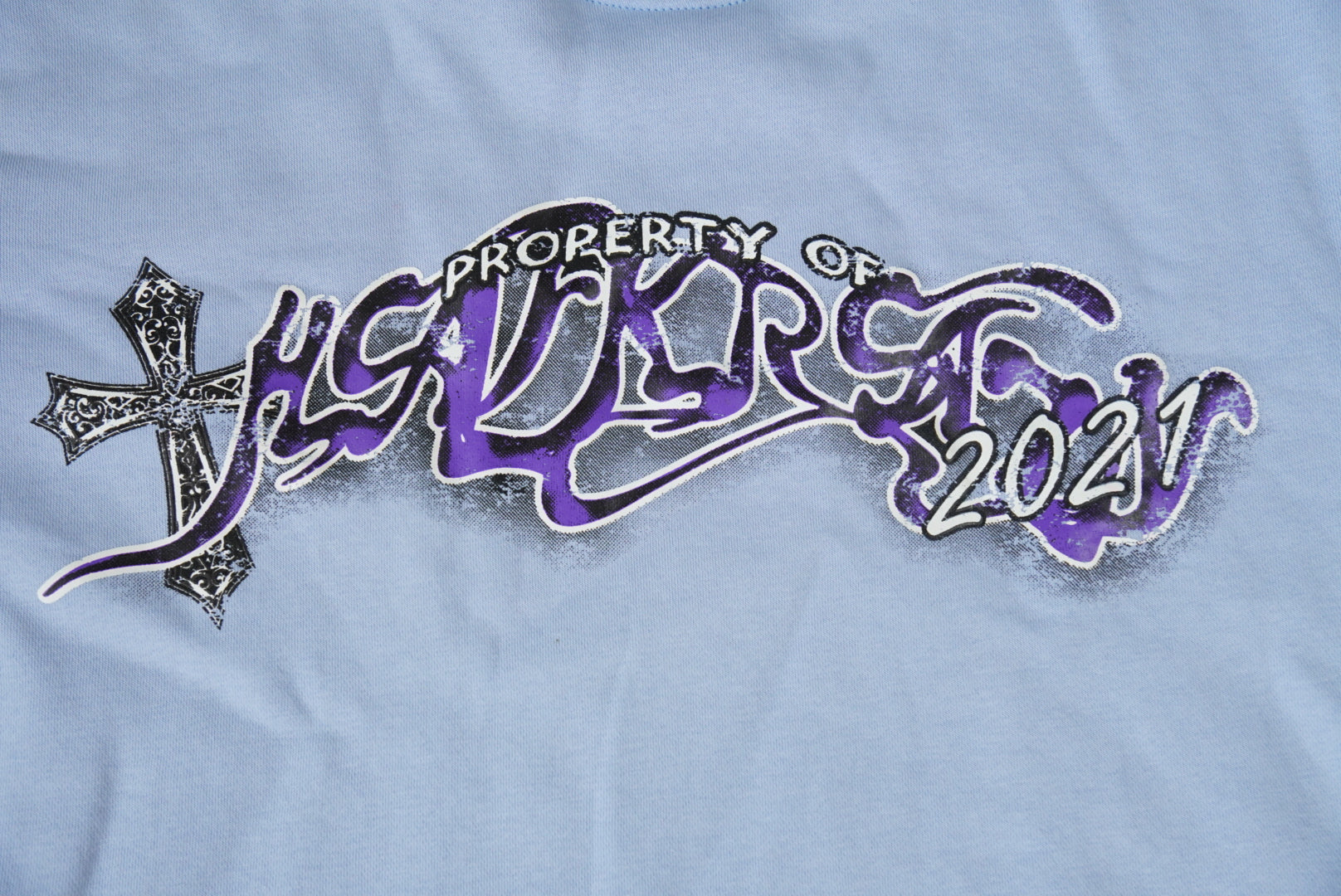 PROPERTY OF HALF KRAZY (BLUE) SHIRT