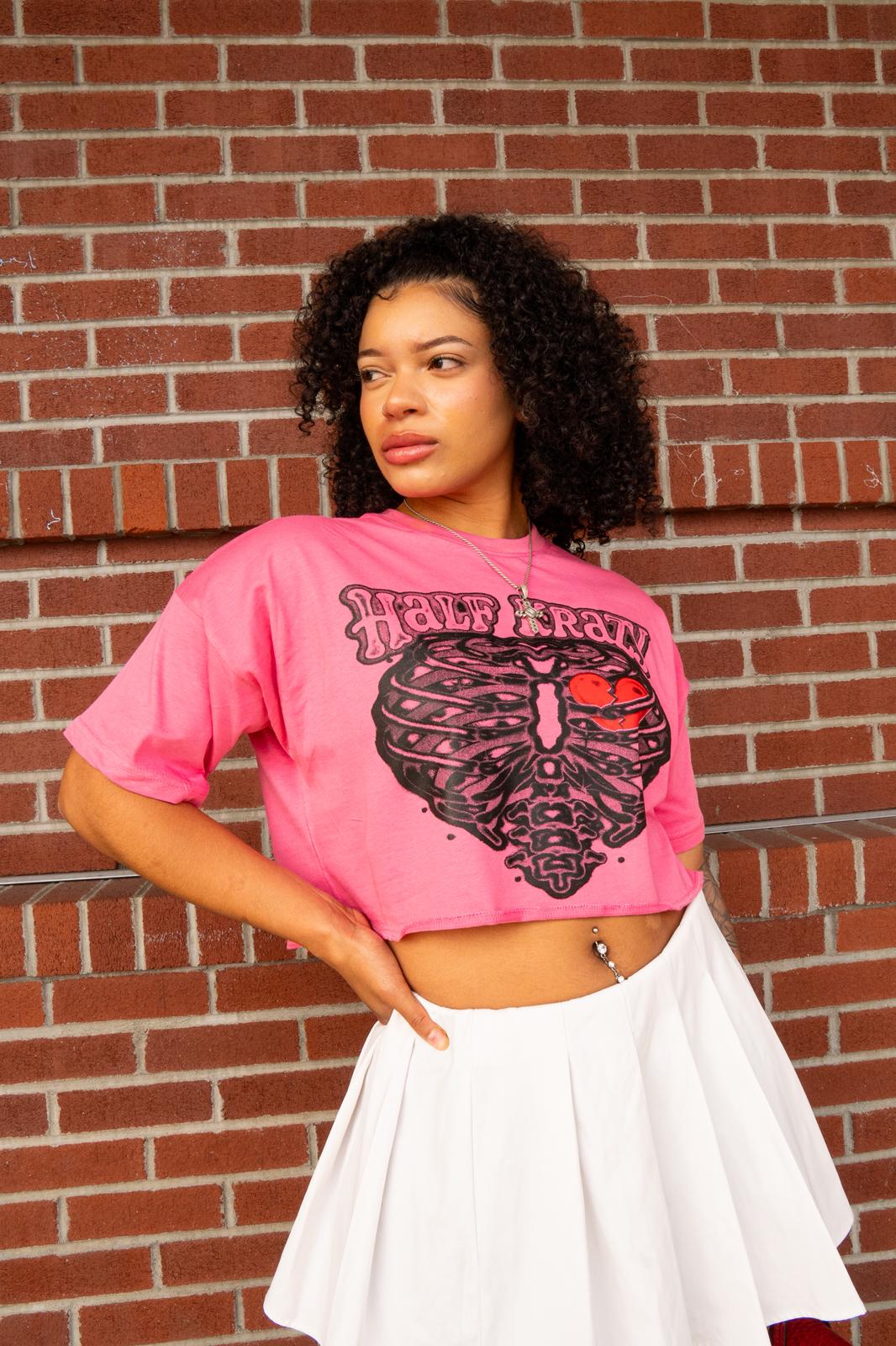 HALF KRAZY CROP TEE