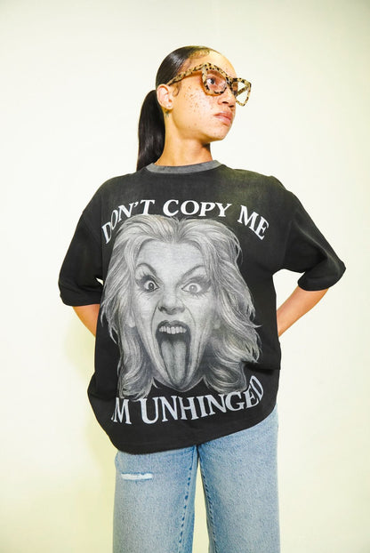 UNHINGED T-SHIRT (ACID WASH BLACK)
