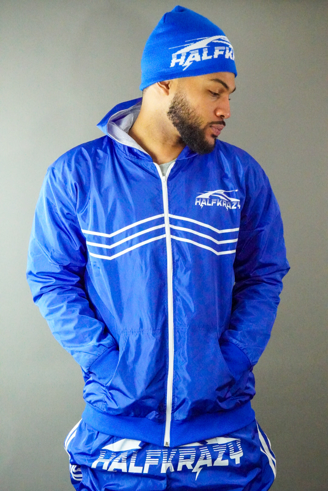 HK SHOOTING STAR WINDBREAKER SET (BLUE)