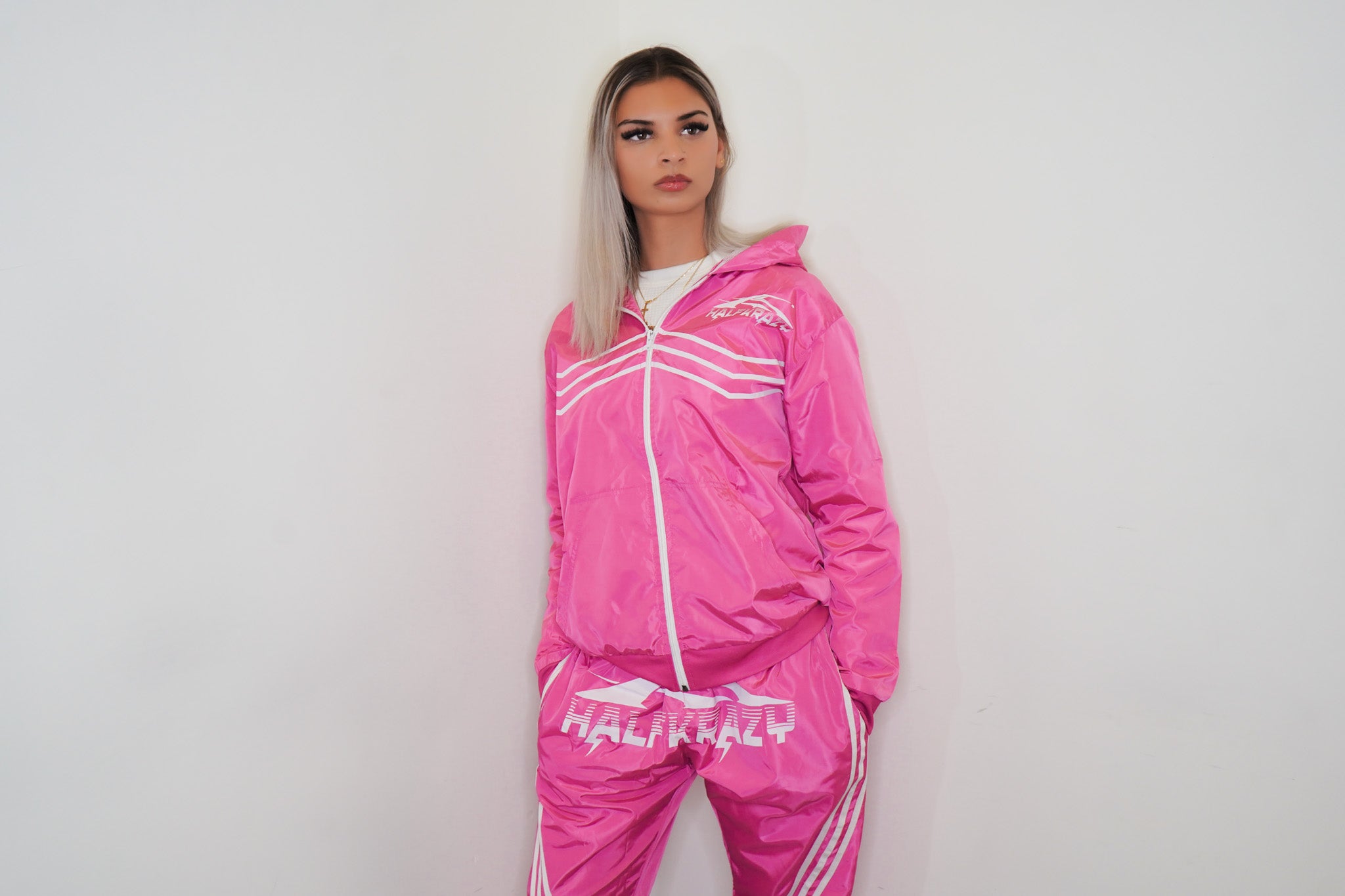 HK SHOOTING STAR WINDBREAKER SET (PINK)