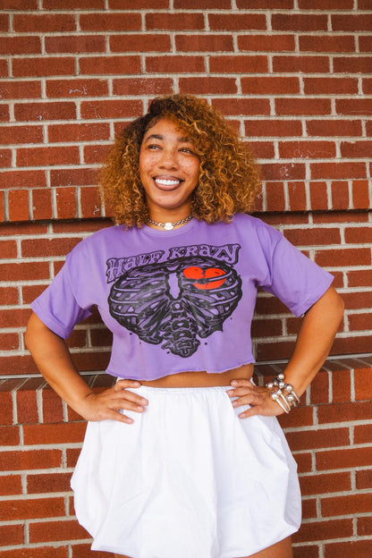 HALF KRAZY CROP TEE