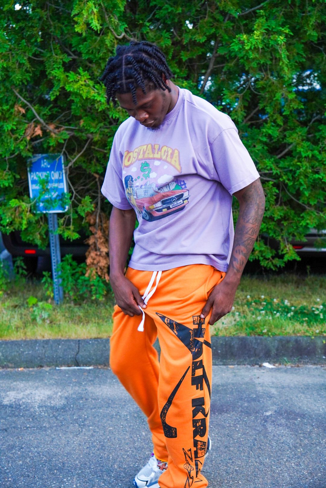 HK CITRUS FLARE SWEATPANTS